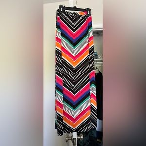 Colorful maxi skirt